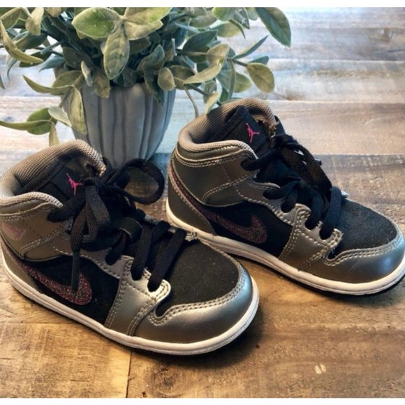 Nike Air Jordans Other - NIke Air Jordans Glitter Pink Toddler